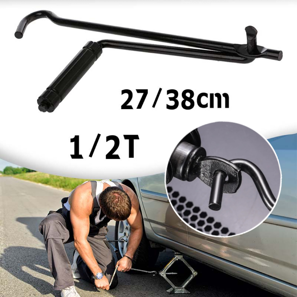1T/2T Engkol Dongkrak Mobil Handle Dongkrak Universal Alat Dongkrak Mobil Dongkrak Putar Tuas Dongkr