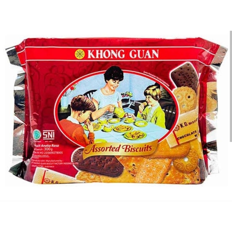 

Khong Guan Assorred Biskuit Aneka Rasa 300 gram