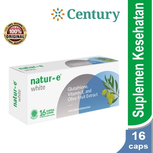 NATUR-E WHITE 16'S KAPSUL/ VITAMIN KULIT/SUPLEMEN KULIT/VITAMIN PEMUTIH KULIT