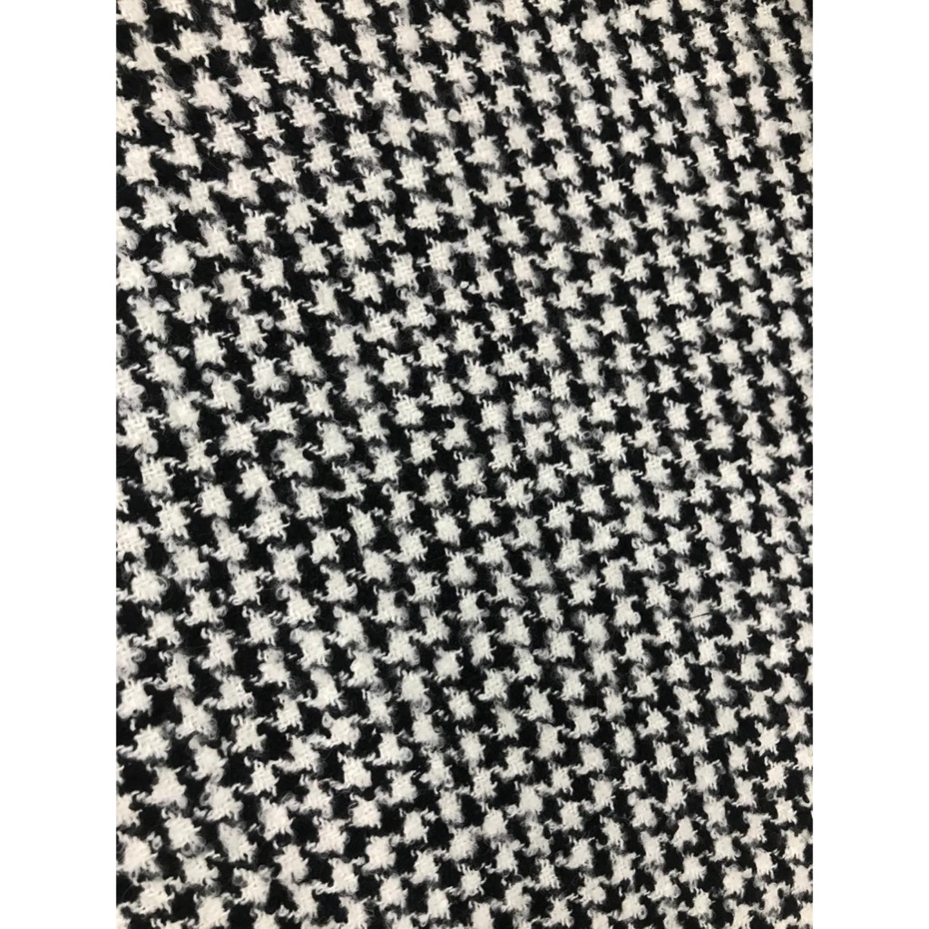 Kain Chanel Tweed Ori Tebal Bahan Blazer Cardigan Meteran