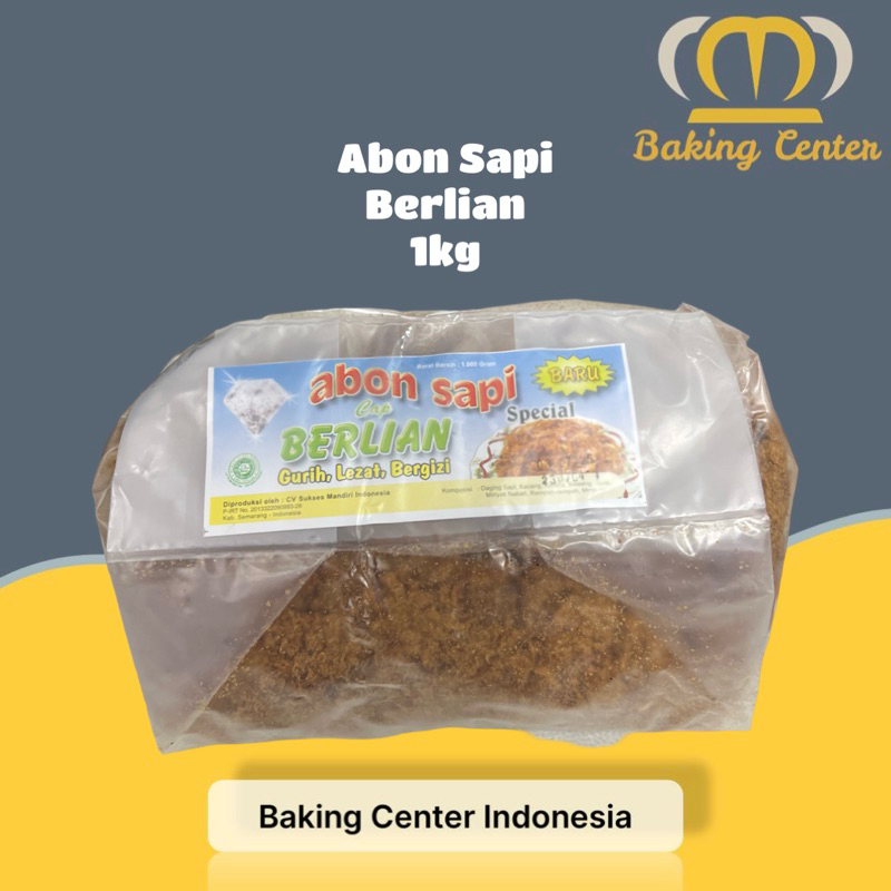 

Abon Sapi Cap Berlian 1kg