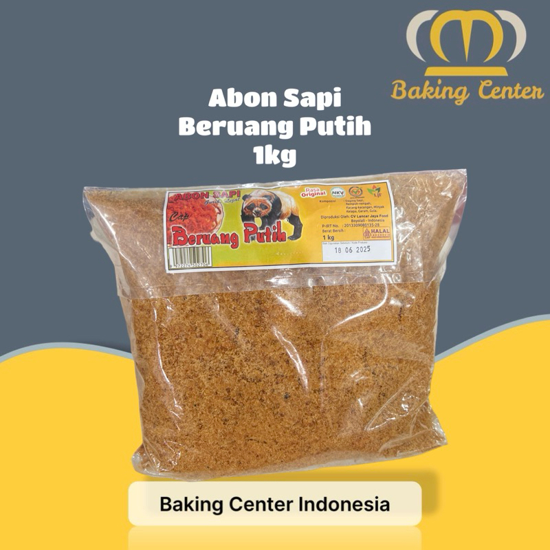 

Abon Sapi Beruang Putih 1kg