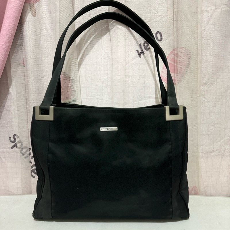 tote bag. hobo bag andre valentino. tote bag nilon preloved