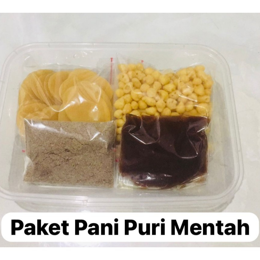 

PAKET PANIPURI MENTAH (Kuah Panipuri & Tamarind Paste) + Boondi