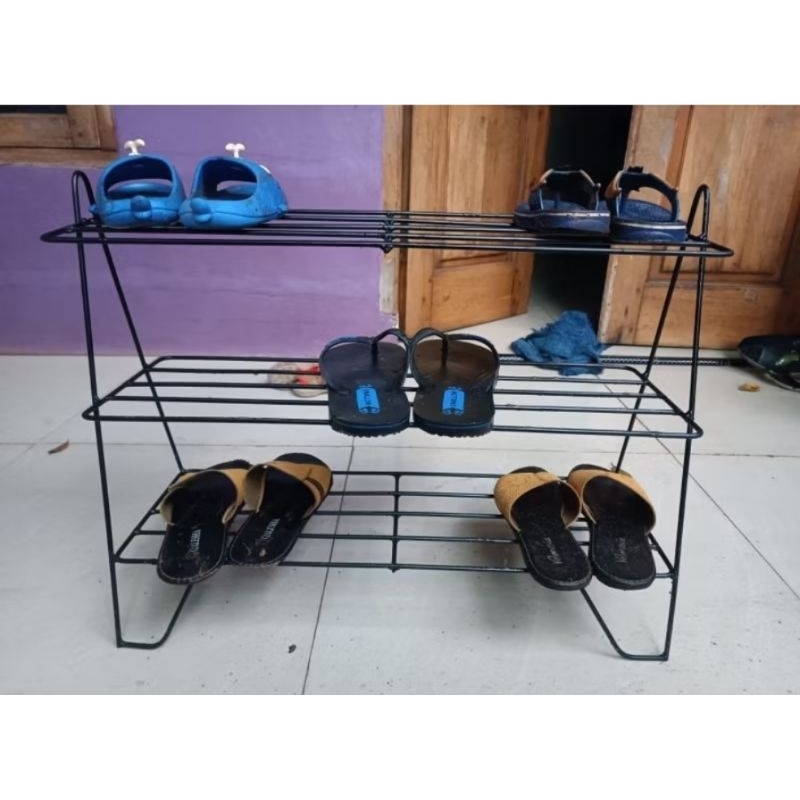 RAK SANDAL/RAK SANDAL  / RAK BESI/3 SUSUN