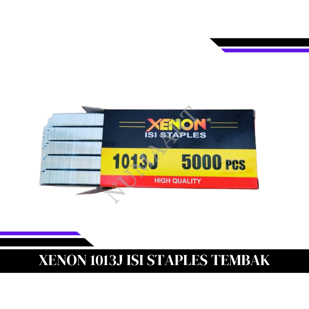 

XENON 1013J ISI STAPLES PAKU TEMBAK REFILL AIR NAILER STAPLES GUN