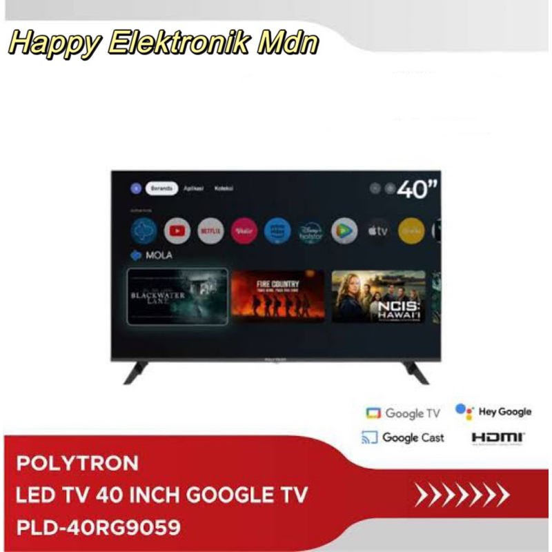 POLYTRON GOOGLE TV 40 inch POLYTRON LED TV 40 INCH POLYTRON GOOGLE TV 40 INCI TV POLYTRON PLD40RG905