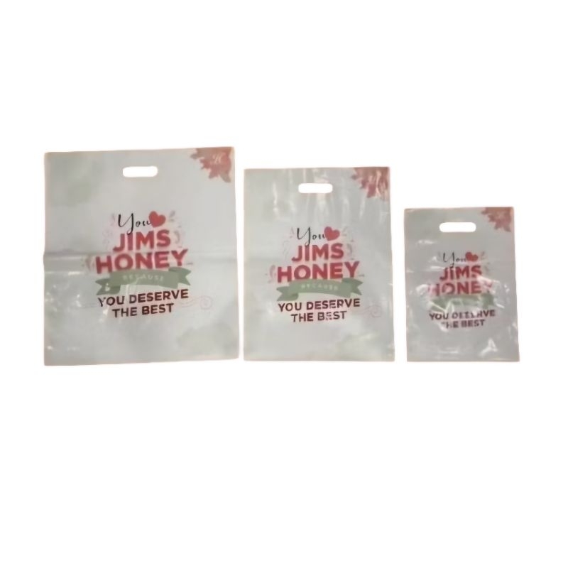 

Goodie Bag Jimshoney Murah Plastik Packing Logo Jims Honey / Kantong Packing Kado