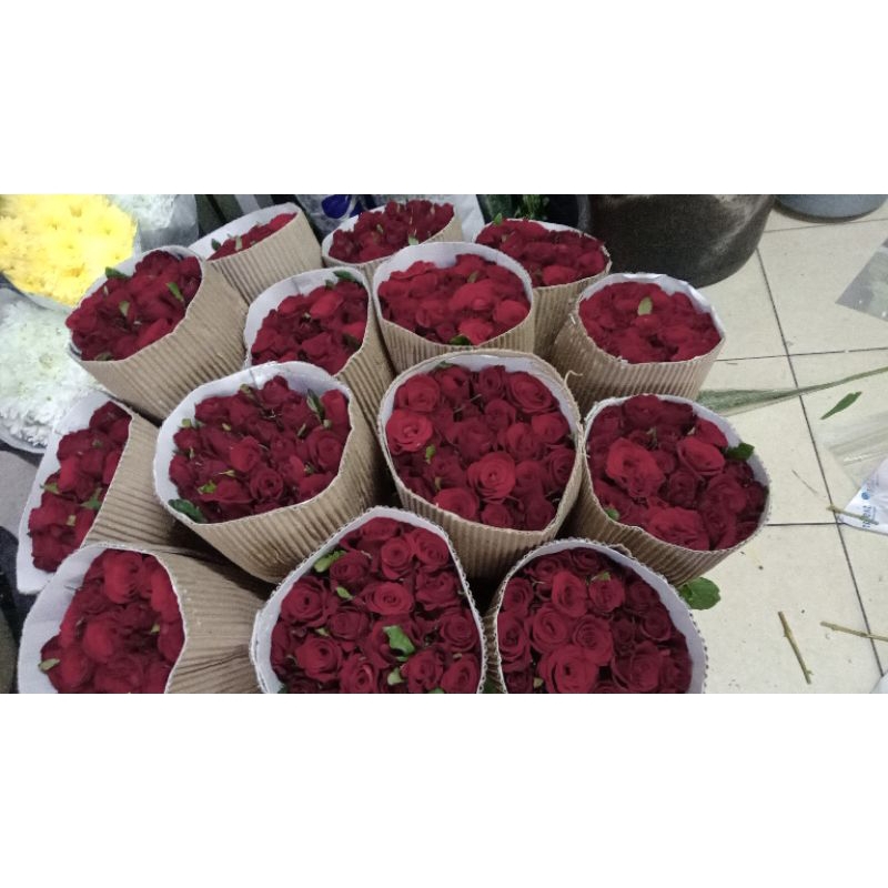 BUNGA MAWAR MERAH BANDUNG|MAWAR MERAH IMFORT|MAWAR MERAH LOKAL|MAWAR MERAH SEMY HOLLAND 20 TANGKAI