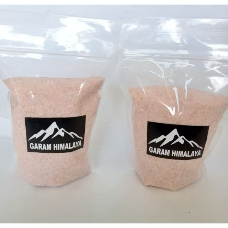 

Garam himalaya 500gr Pink Salt Original kualitas Premium