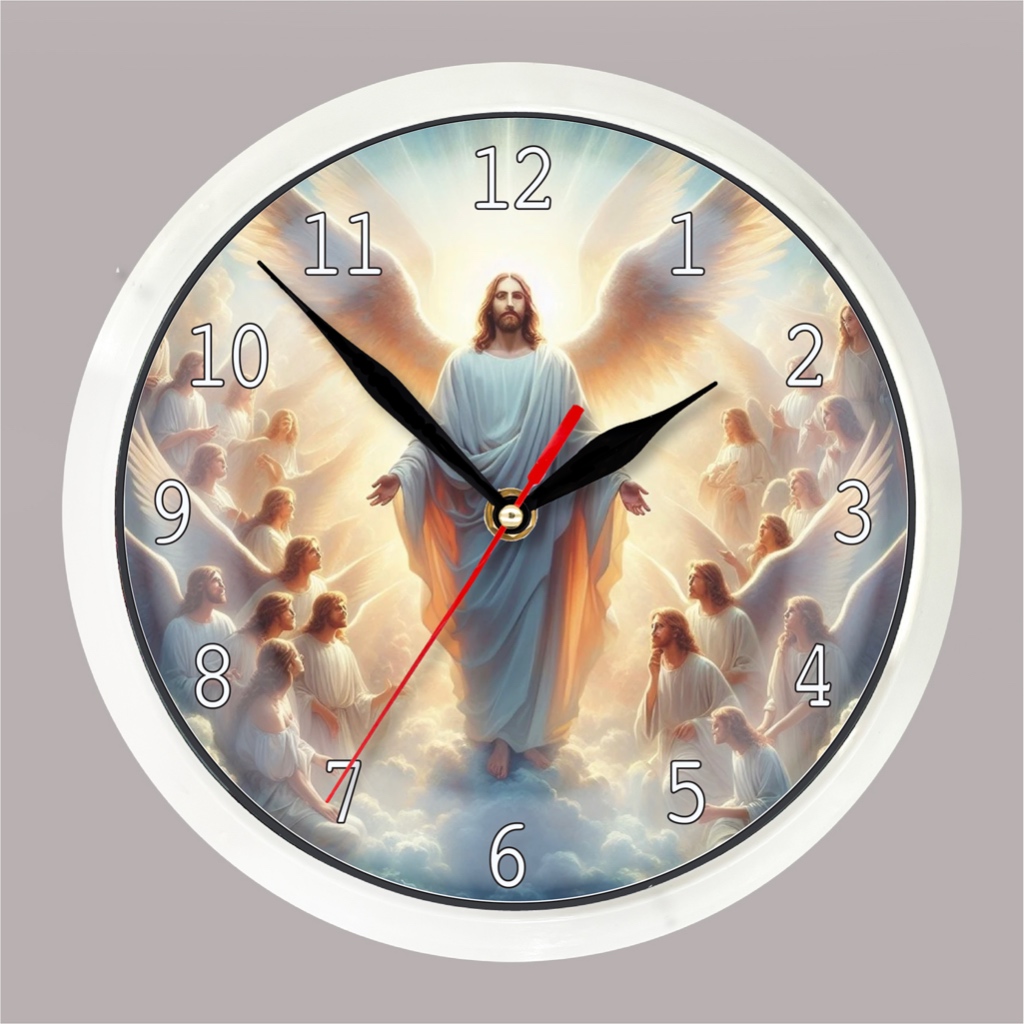Jam Dinding Trendy Gambar Yesus 03