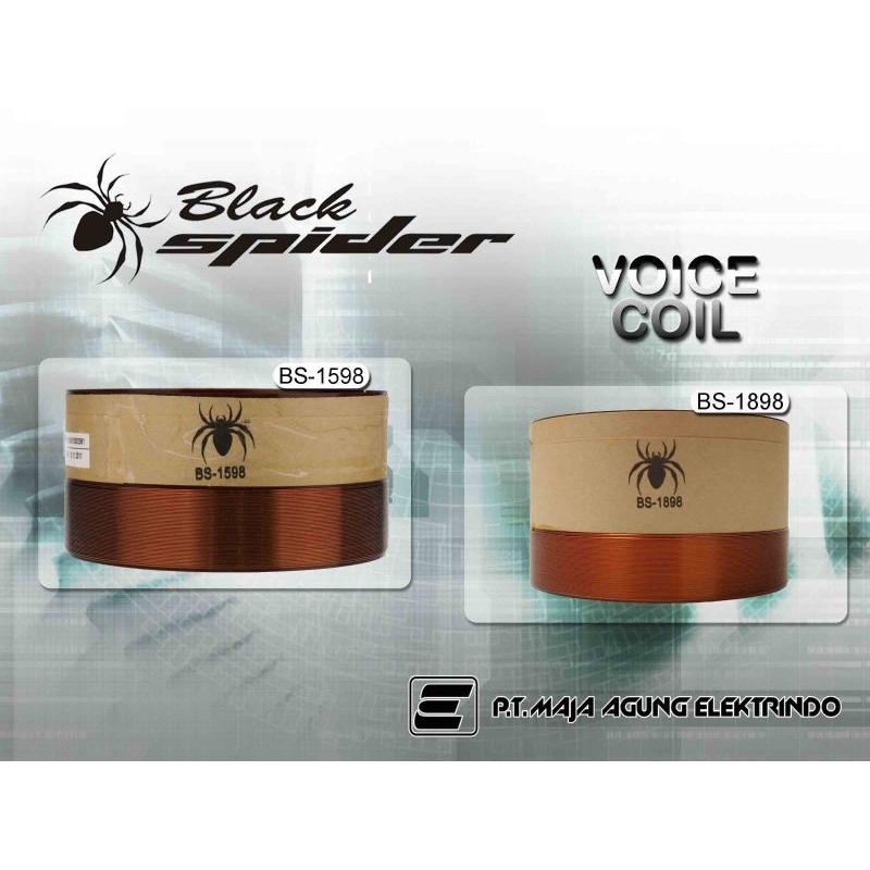 SPUL SPEAKER BLACKSPIDER BS 1898 BS1598 ORIGINAL