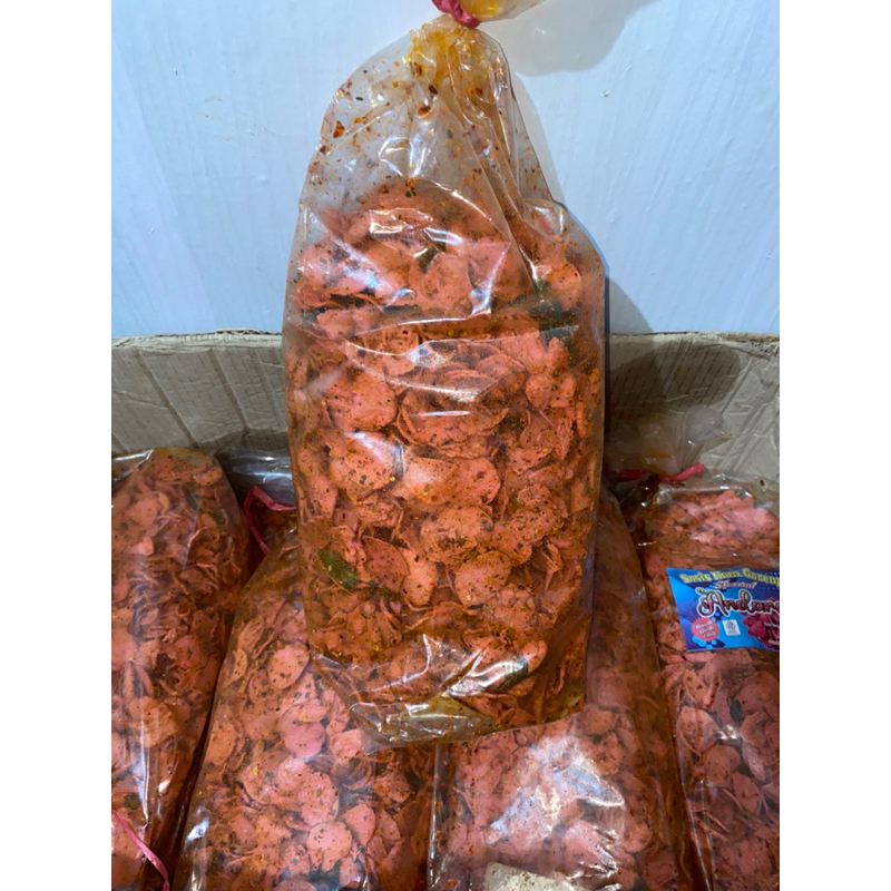 

SOSRENG (sosis goreng)PEDAS 1 ball isi 2kg enak dan renyah