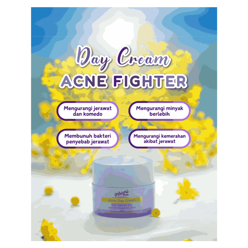 Acne Day Cream - Insani Skincare Official Insani skincare, insani skincare BPOM, insani skincare off