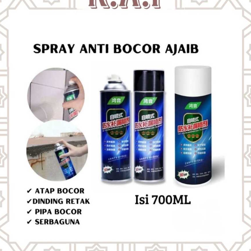 HJ6 KAI Spray Anti Bocor Tahan Air AtapRoof Glue Exterior Wall Spray leakproof