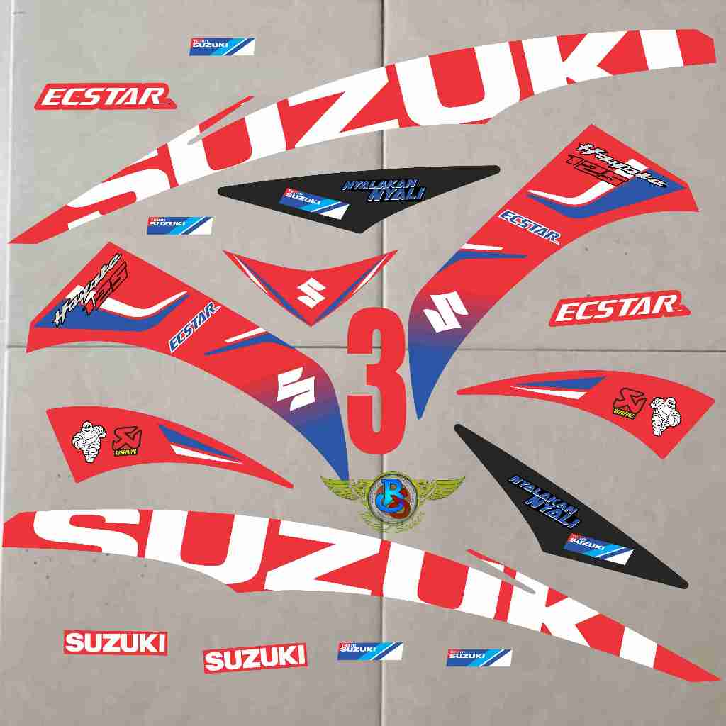 Jual Striping Suzuki Hayate Ecstar New