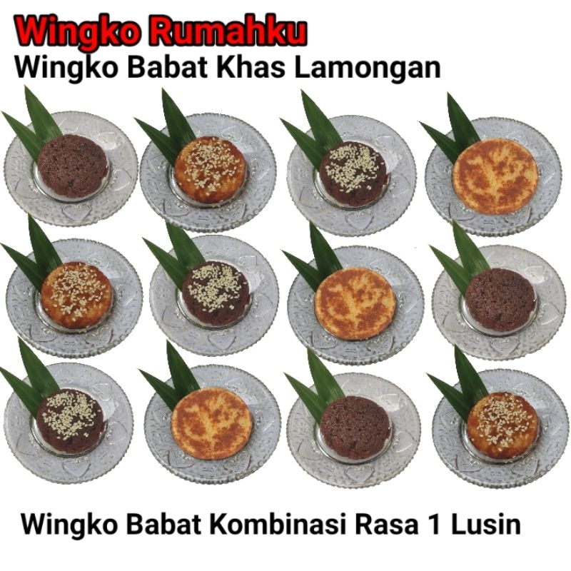 

Wingko Babat Kombinasi Rasa 1 lusin