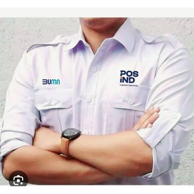 kemeja bumn pos indonesia pdh bumn  pos indonesia seragam bumn pos kemeja kerja BUMN pos indonesia p
