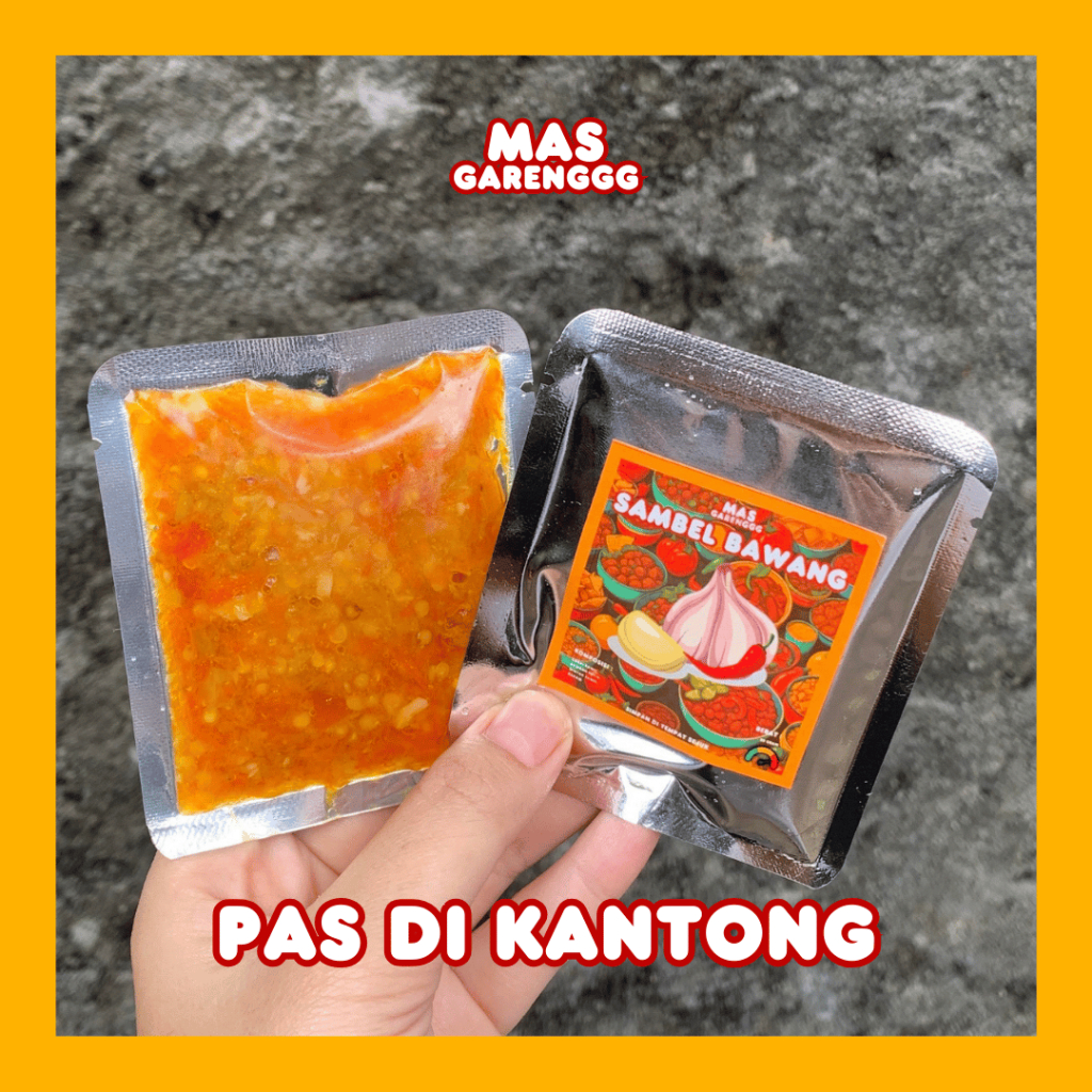 

Sambal Bawang Sachet Praktis Mas Garenggg