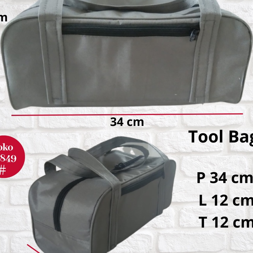 KI3 Tool bag tas perlengkapan alat tukang kunci pas mobil motor tas perkakas serbaguna penyimpanan a