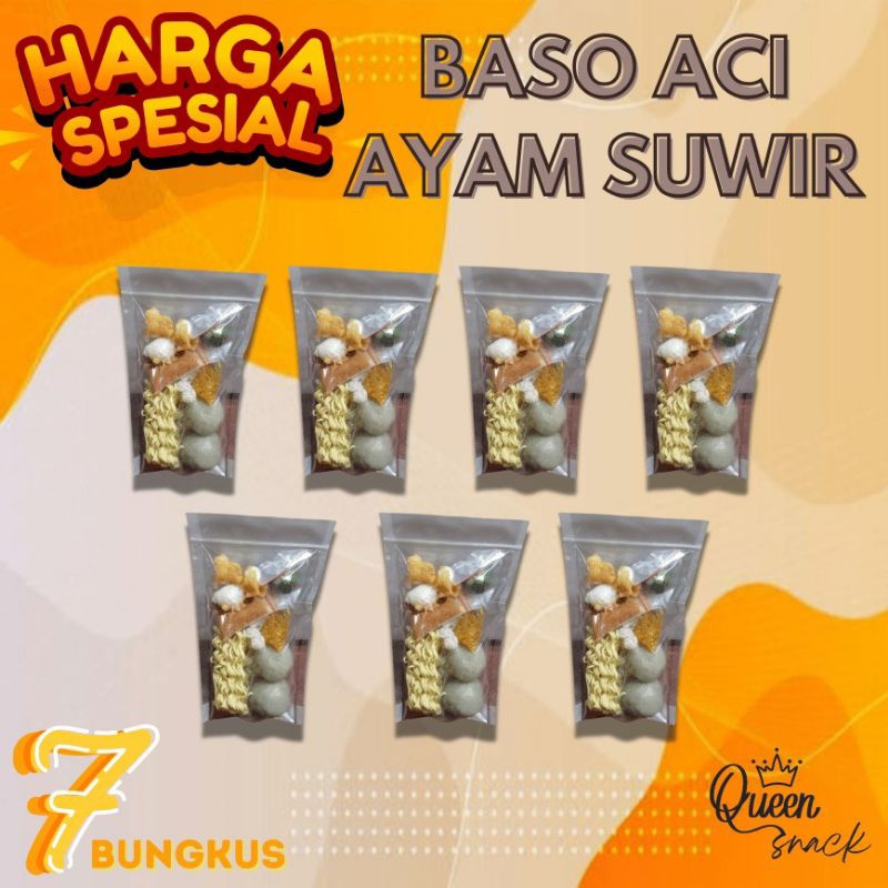 

spesial 7 bungkus baso aci ayam swir enak dan gurih