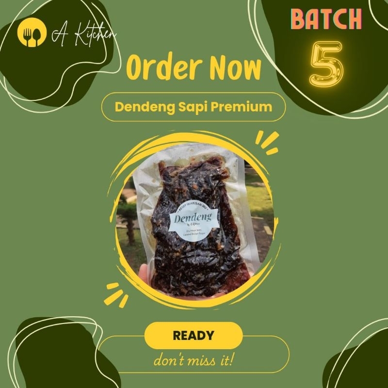 

PO Batch 5 Dendeng Sapi Premium Khas Banten