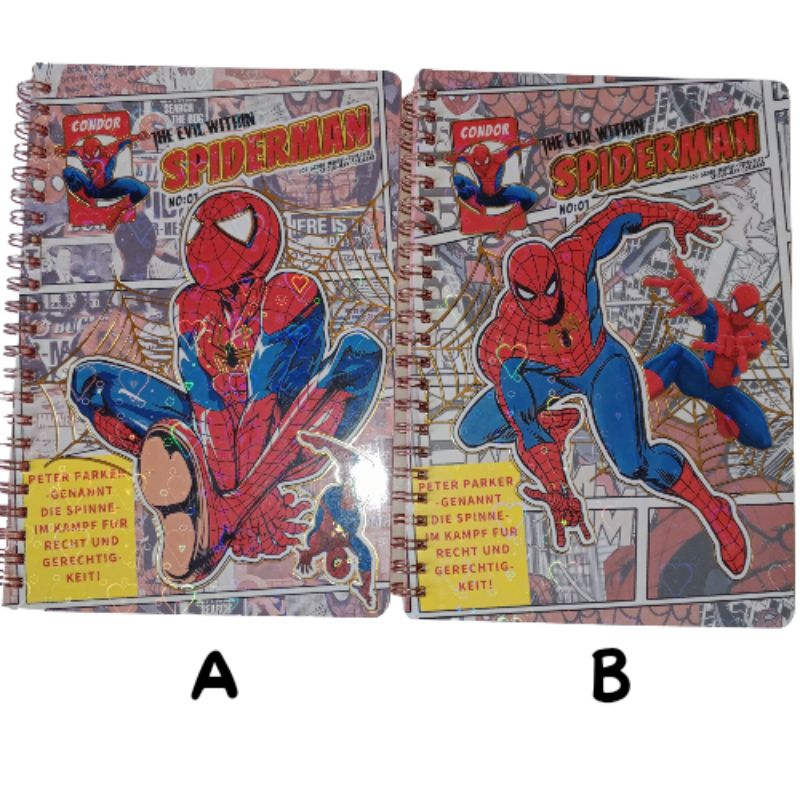 

buku a5 Sanrio lotso capybara spiderman