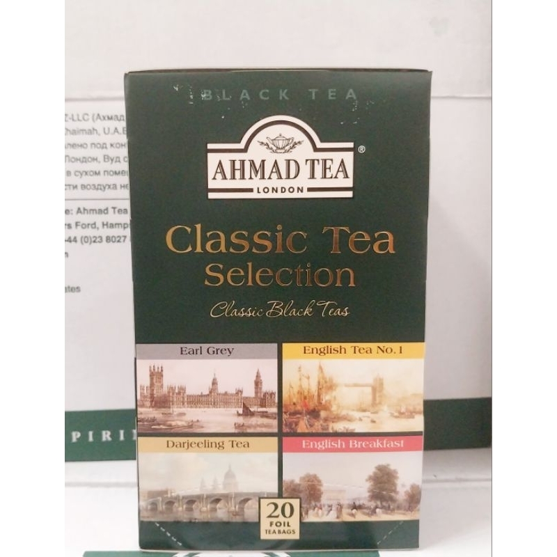 

Ahmad tea London Speciality n classic Black Tea & Green tea / Teh import Classic no 1 inggris 40grx20
