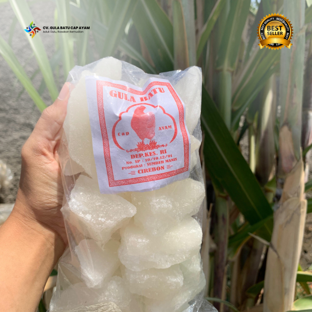 

Gula Batu Putih Cap Ayam Khas Cirebon Kemasan 1 Kg | Termurah dan Manis Juara