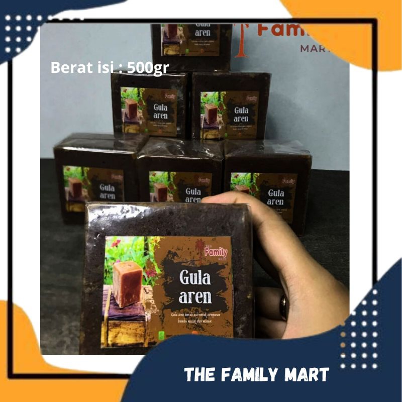 

Gula aren murni asli 100% kotak kualitas super - 500gr gula kawung organik