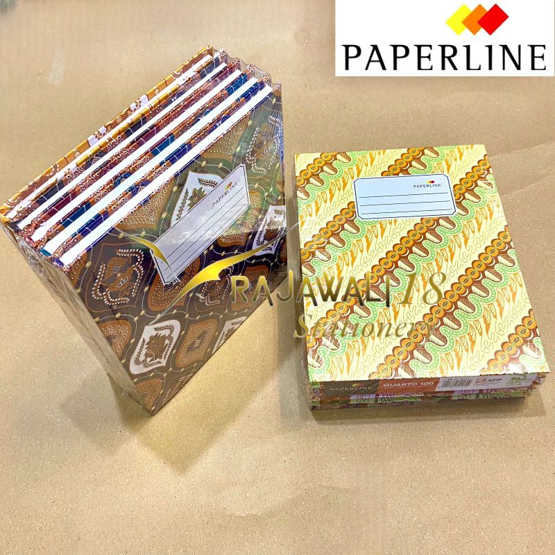 

1 Pak Buku Kwarto 100 Lembar(Isi 5 Buku)PAPERLINE,FORTE & SIKA