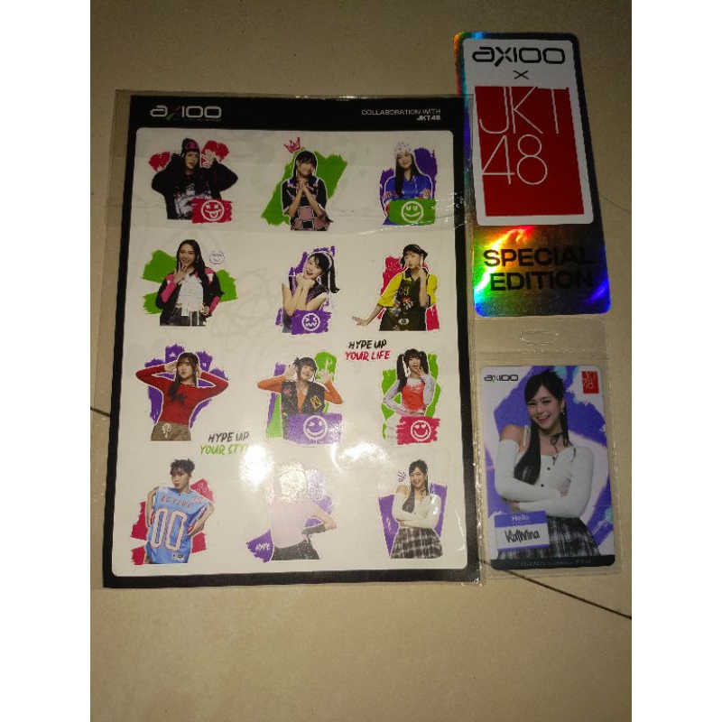 pc + stiker jkt48 x axioo