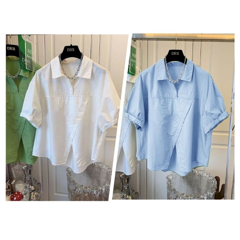 JLM CLOTH - KEMEJA POPLIN WANITA / BLOUSE KATUN POPLIN