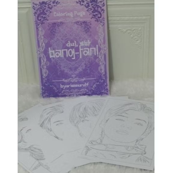 

BTS - Coloring Page/Lembar Mewarnai Kpop Idol BTS Part 2