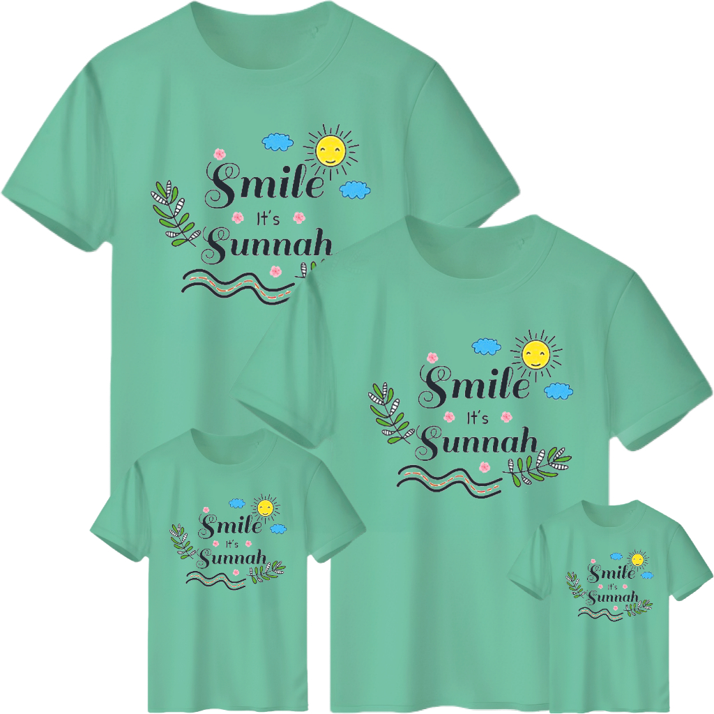 Kaos couple keluarga ayah ibu anak lengan panjang dan pendek / kaos muslimah dakwah islami