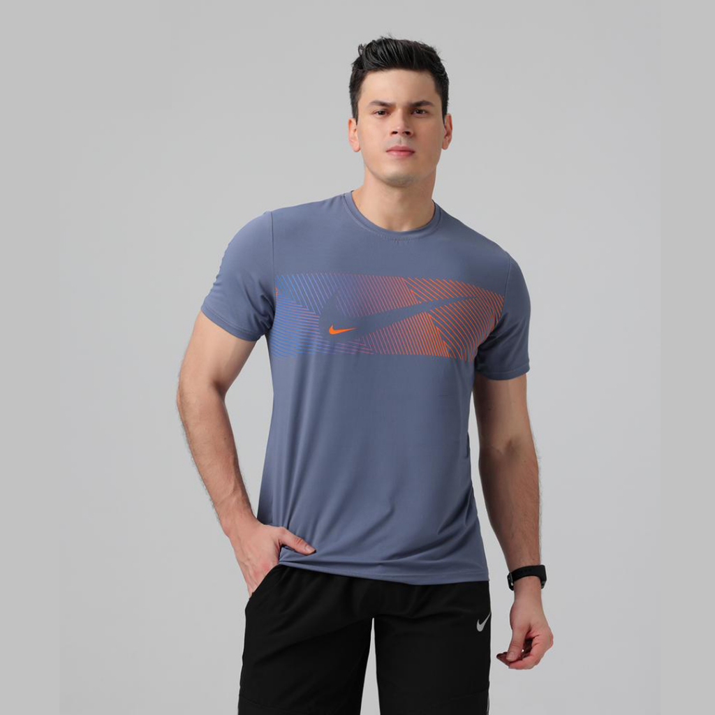 Kaos Olahraga Tshirt NIKE RUNNING Gym Fitness Sport Import -2931