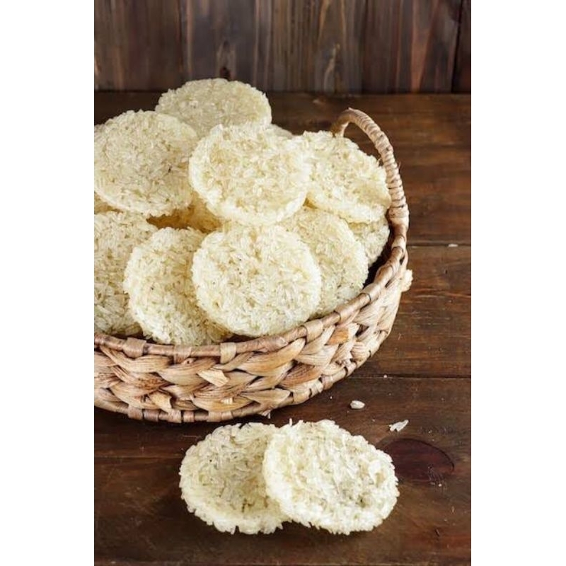 

Rengginang Mentah | Berat 1 kg isi 36-40 pcs