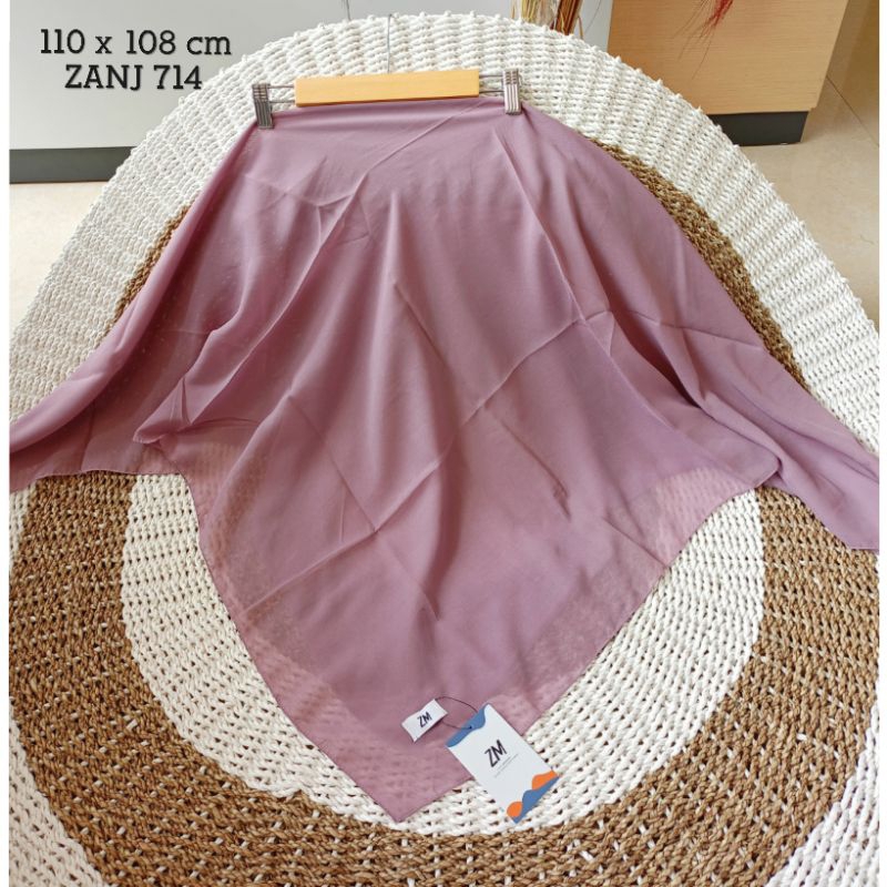 Hijab Square Voal polos ZM Zaskia Mecca