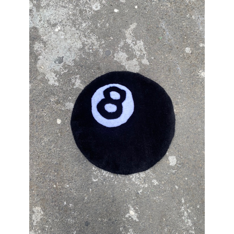 Karpet Rug Tufting Eight Ball