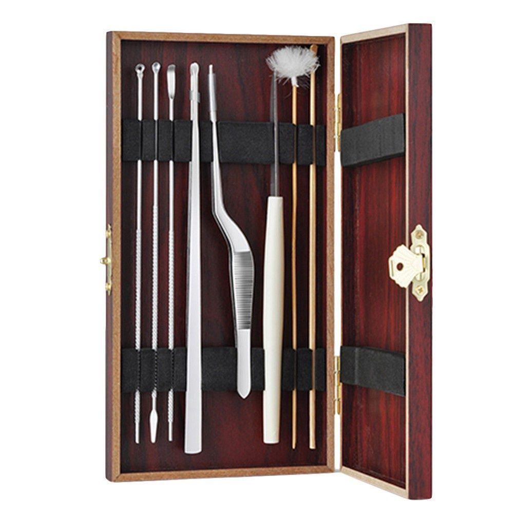 8pcs Pembersih Telinga Set Alat Kotoran Telinga Pembersih Kuping Stainles Penghilang Stress Alat Pem