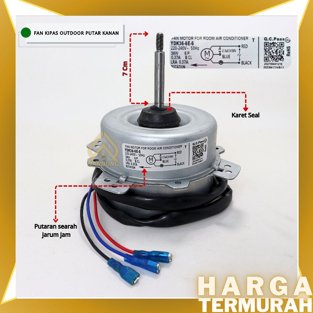 FAN KIPAS | FASN KIPAS OUTDOR | FAN KIPAS OUT DOOR / FAN AC OUT DOOR / MOTOR FAN AC OUTDOOR / DINAMO