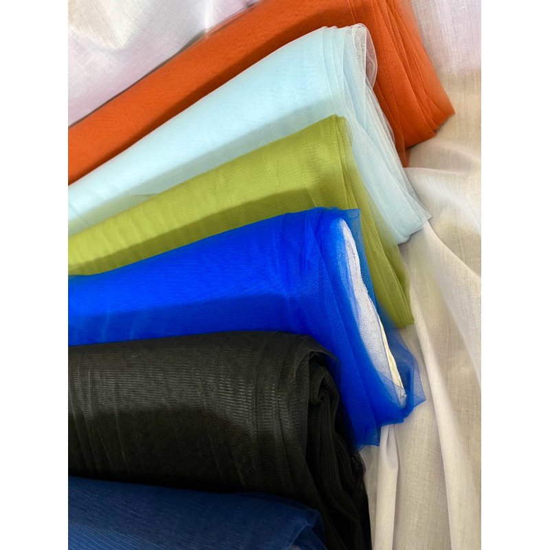 KAIN TILE HALUS LEMBUT | SOFT TILE | KAIN TULE POLOS HALUS | SOFT TULLE POLOS | Kain Tutu Tile Polos