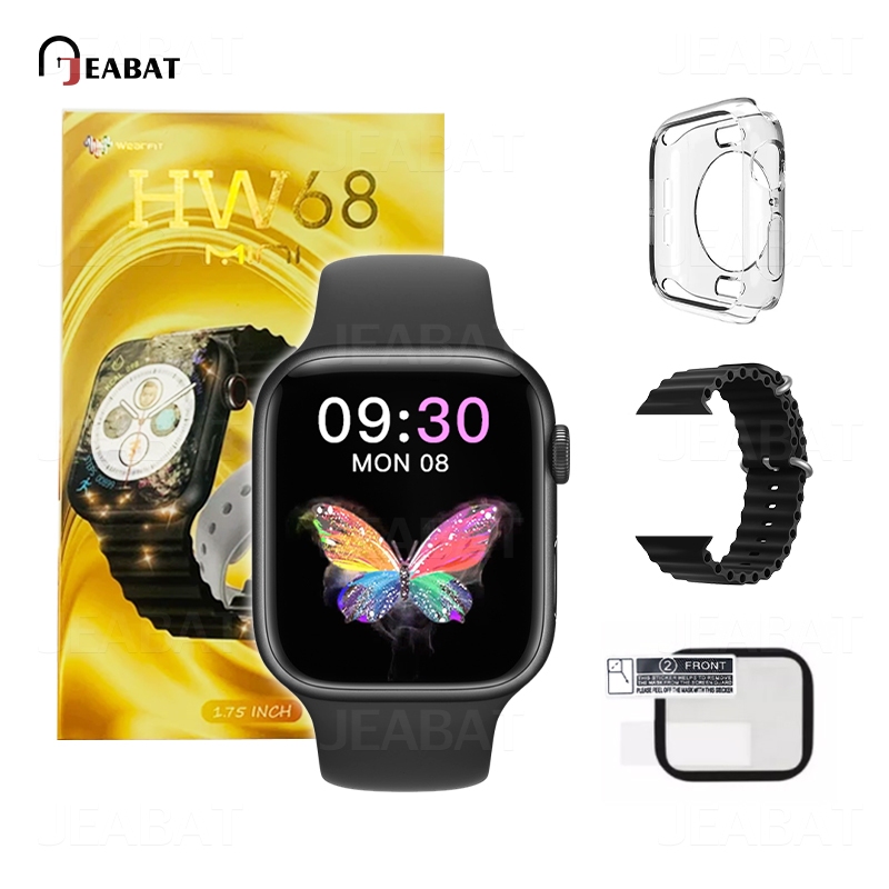 HW68 mini Smart Watch 41mm Jam tangan wanita ukuran kecil  jam tangan pintar jam olahraga  original 