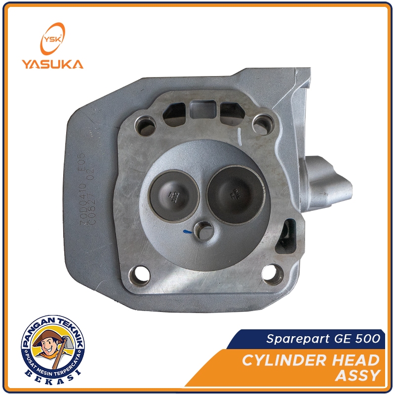 CYLINDER HEAD ASSY YSK500 EXCELENT | SILINDER KOP YSK500 EXCELENT