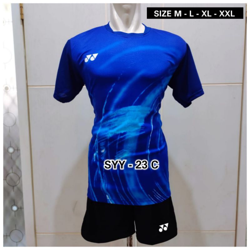 Baju badminton printing celana pendek badminton celana olahraga outdoor bulutangkis