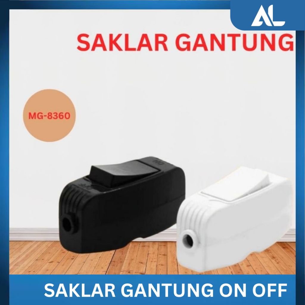 Saklar Gantung Hitam ON OFF / Saklar Gantung SNI Mikawa MG-8360A