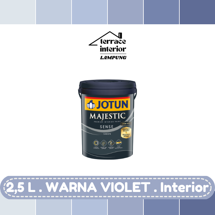 Cat Tembok Majestic Sense Interior Jotun warna Violet 2.5 L
