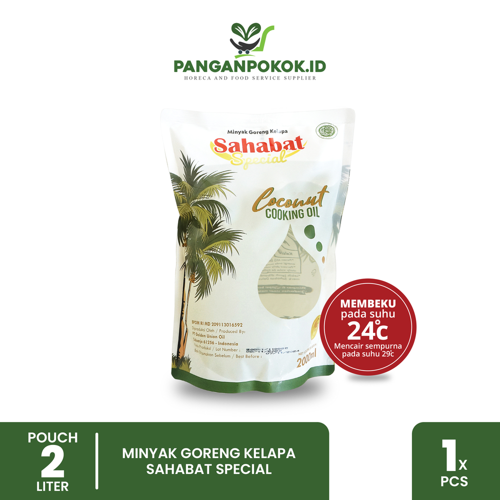 

Sahabat Special Minyak Goreng Kelapa Pouch 2 Liter ( 2000 ML)