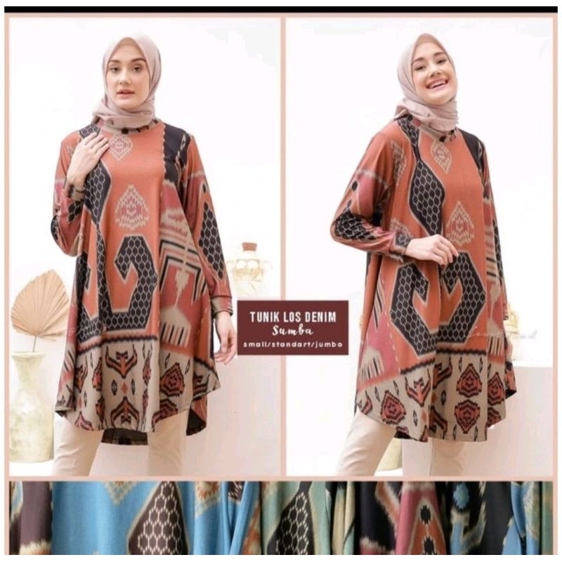 Tunik  Calvin Jeans Motif Sumba dan Lainnya