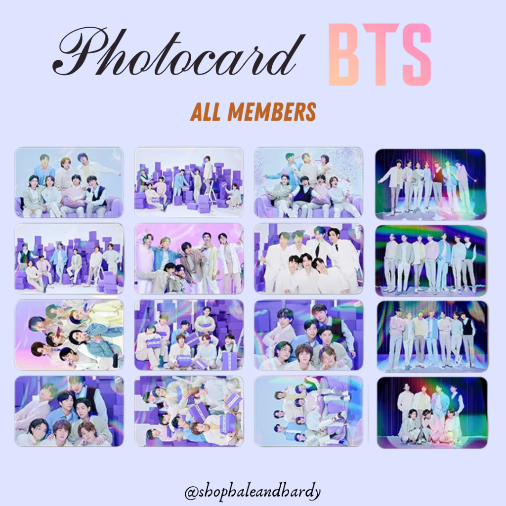 Photocard PC Lomo Card Hologram BTS ALL MEMBERS Import Satuan | Photo Card Kpop Boyband BTS